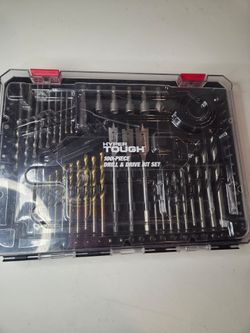 Hyper tough 10 pc drill and drive bit set