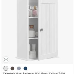 Bathroom Wall Mounted Cabinet - White