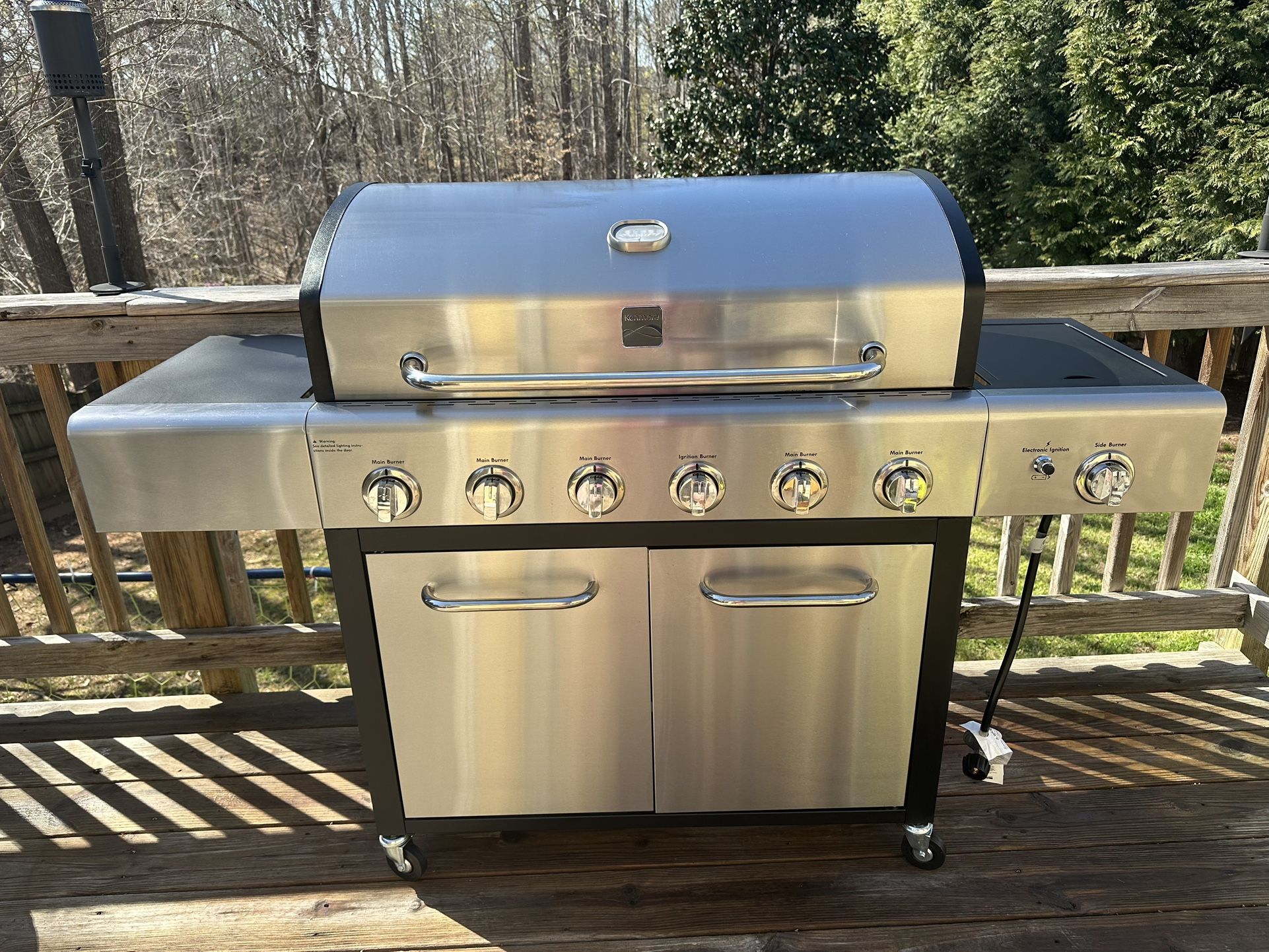 Barely Used 6 Burner Grill