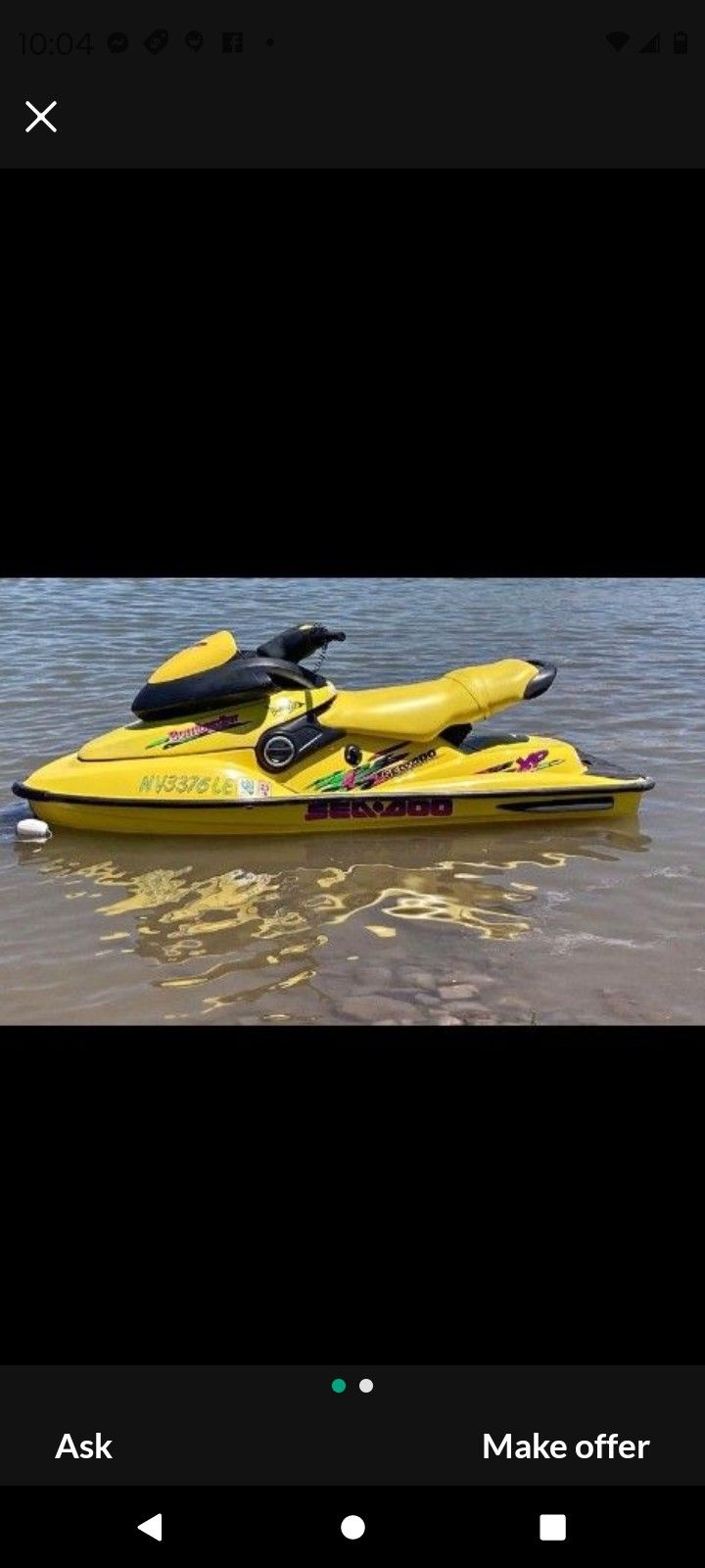 SEADOO XP 787 RUNNING LOW HOURS REBUILT CARBS 2025 TAGS