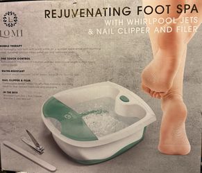 Lomi Rejuvenating Foot Spa Unopened Box New