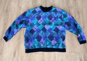 Vintage Abstract Pullover Sweatshirt Size M