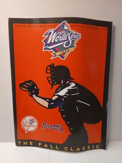 Vintage1999 World Series Program New York Yankees - Atlanta Braves (Fall Classic