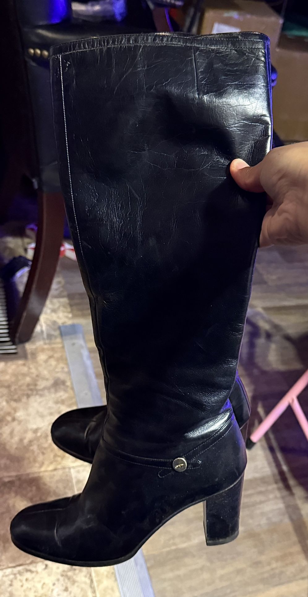 Salvatore Ferragamo Leather Boots