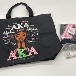 Alpha Kappa Alpha, AKA, Tote Bag and Wall Tapestry 60x40 *BRAND NEW*