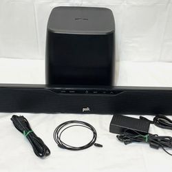 Polk Audio SB5000 IHT Soundbar and Subwoofer Pair.