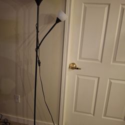 Tall Lamp With Reader Lamp (70 Inches Tall)