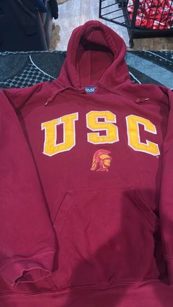 vintage cardinal red University of Southern California (USC) Trojans pullover hoodie