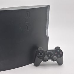 Sony PlayStation 3 Slim PS3 Console CECH-2501B + Controller| Tested| Read| 300GB