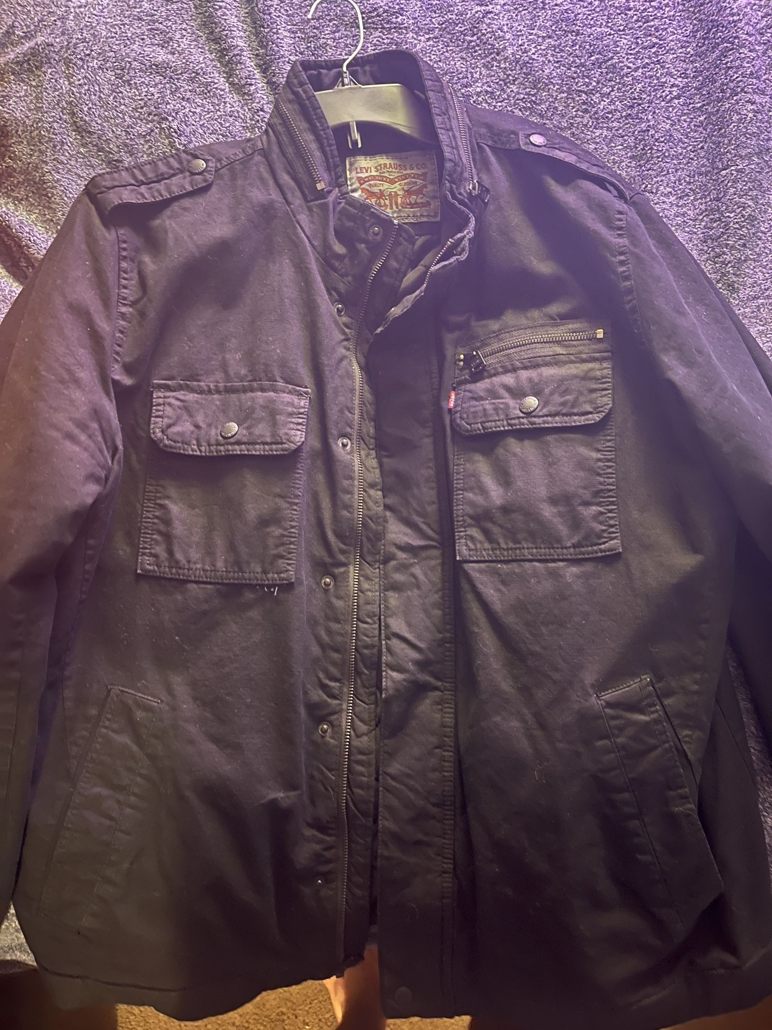 Black Levi's Strauss Jacket - Men's