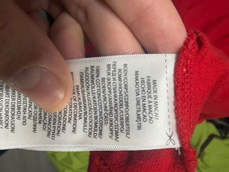 Red Cotton Polo shirt