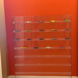 Hot Wheels / Pokemon / Needoh / Popmart  Clear Display Shelf