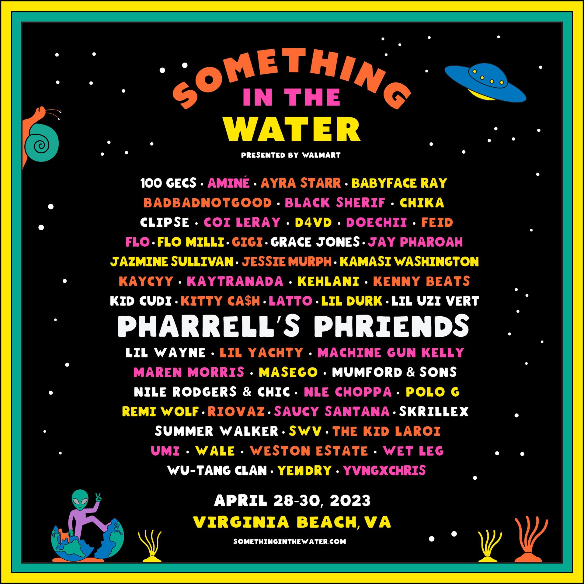 2 3 Day Vip Tickets To Something In The Water Festival 