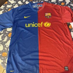 Nike Barcelona Home Jersey Size XL