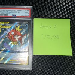 Psa 9 Magikarp & Wailord GX Tag Team 