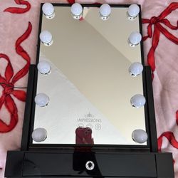Impressions Makeup Mirror With Drawer