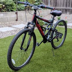 **GOOD COND.-Hyper-26" Shocker Men's Mountain Bike-UPGRADED Oversized SEAT w suspension**
