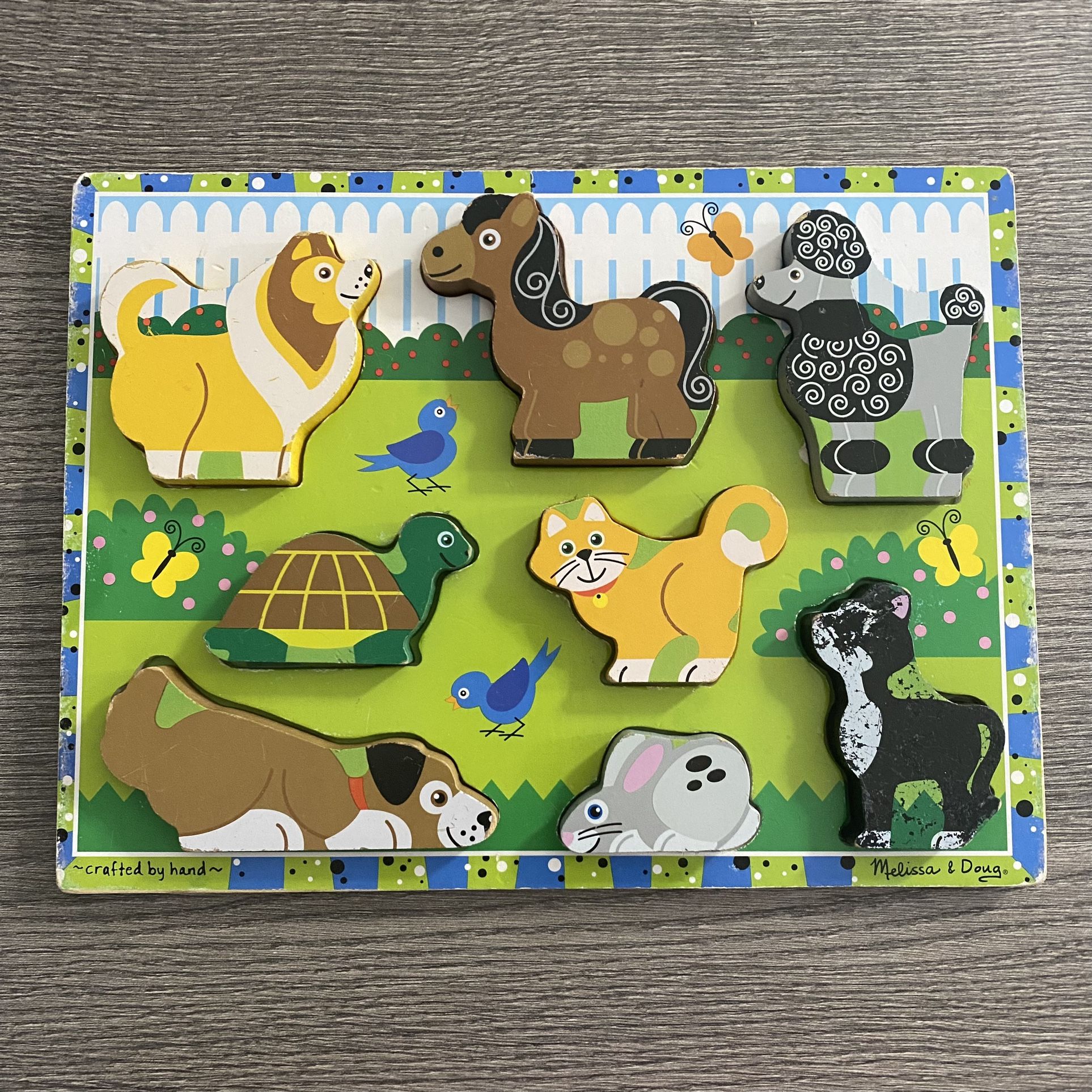 Melissa & Doug Pets Wooden Chunky Puzzle