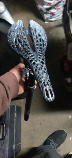 Plastic Road Bike Seat  & Post 