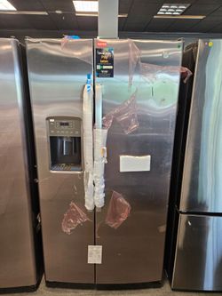 GE side by Side fridge