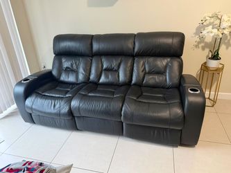 Leather couch