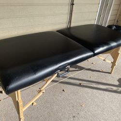 Black Massage Table