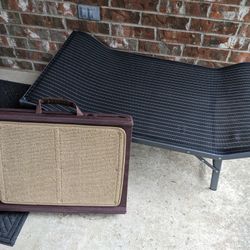 Pet Ramp And Elevated Bed. Foldable. $35 Each 