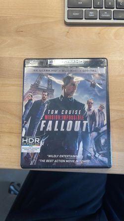Mission: Impossible Fallout 4K Ultra HD + Blu-ray NEW SEALED