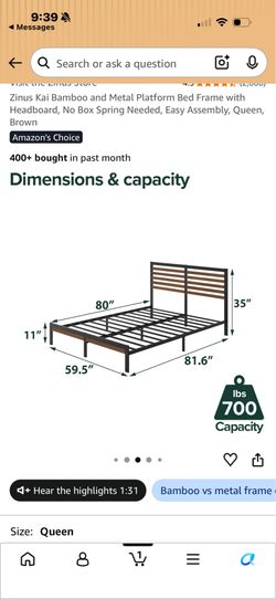 Free Queen bed frame ( mattress included) and sectional couch
