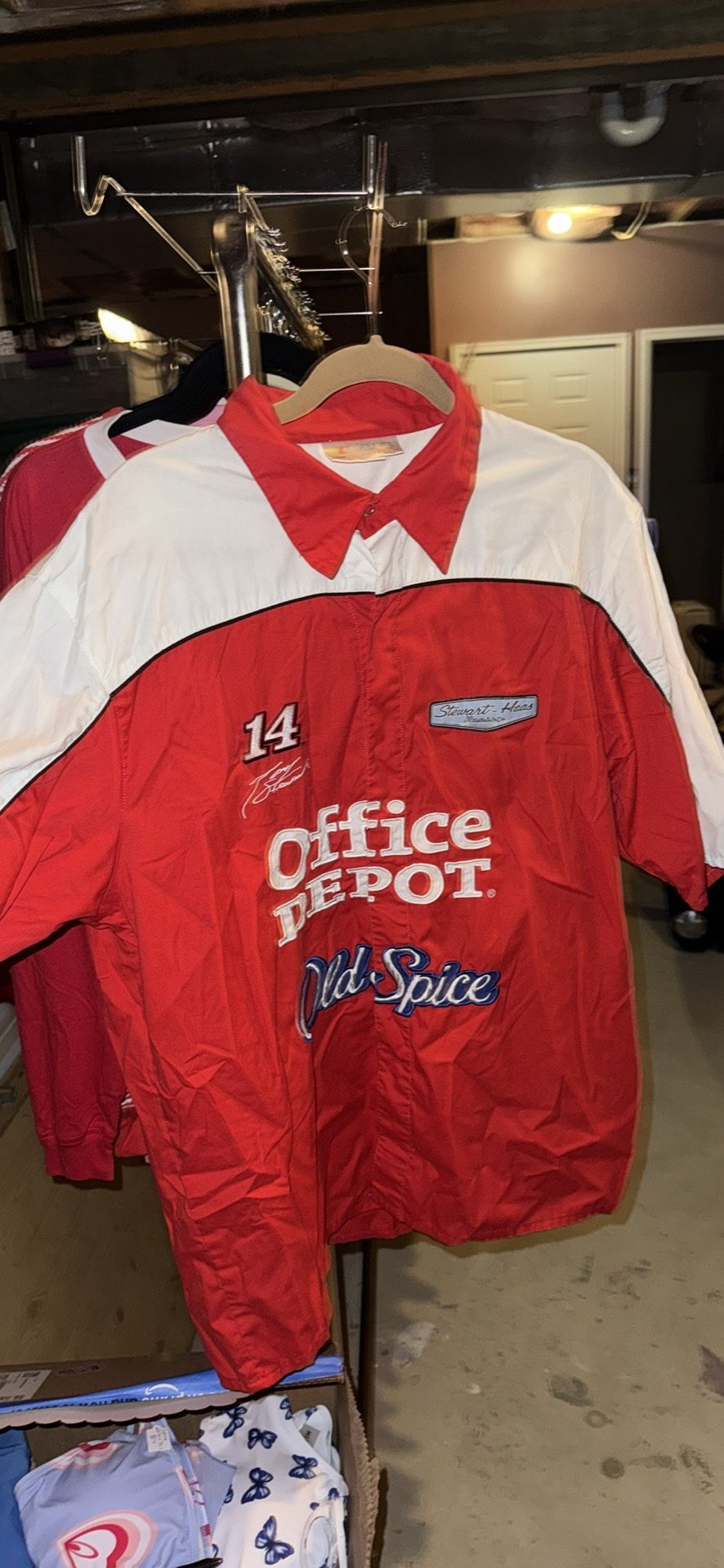 Men’s NASCAR Button Down Shirt