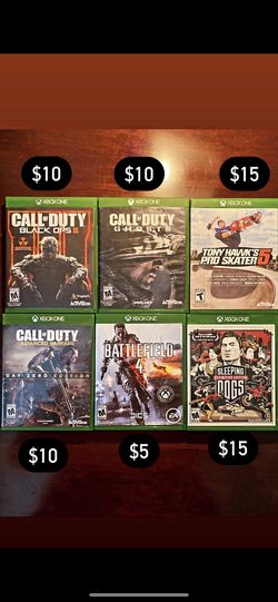 Xbox One And Xbox 360 Games