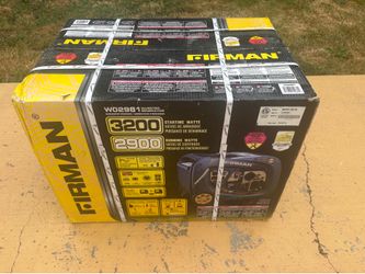 FIRMAN W02981F 3200/2900 Watt Recoil Start Inverter Generator