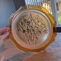 Orange Gold Dish