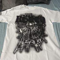 Sp5der x Cactus Jack Days Before Rodeo Web T-Shirt Medium – Black/White – Brand New