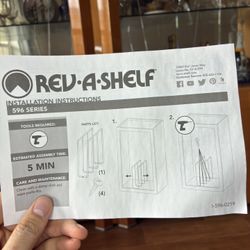 REV-A-SHELF TRAY ORGANIZER, OPEN BOX - BRAND NEW, GREAT FOR KITCHEN & CABINETS