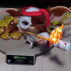 Elite Creature Collection Gremlins Birth of a New Species Rambo Gizmo Figure Lifesize Limited 47 Of 500 $3500 OBO Trade Rare 