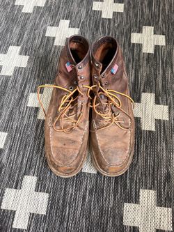 Danner moc toe steel toe work boot