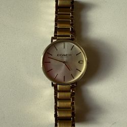 Coach Watch Gold 