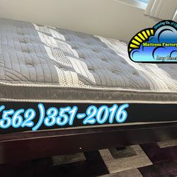 Twin Jumbo Euro Top Soft Mattress- Colchon Individual Suave 