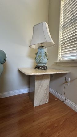 Real Marble Side Table