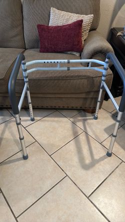 Handicap rail for toilet
