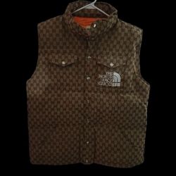 Men's Gucci And The North Face Vest Size 2X Authentic & Brand New 