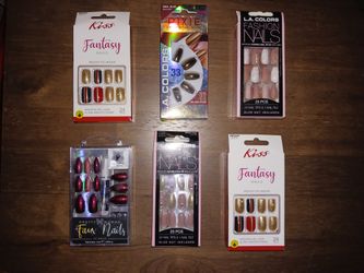 New Artificial Nails  $5 Set