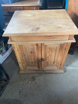 Wood cabinet