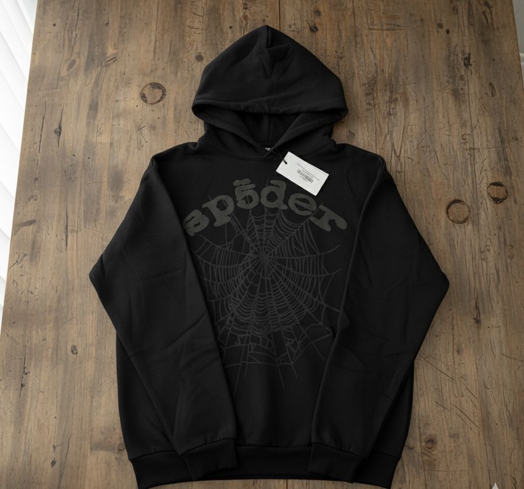 Sp5der Phantom Web Hoodie