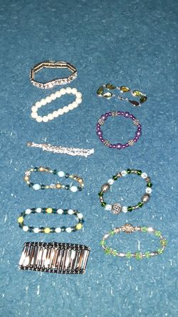 Variety of bracelets