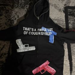 Awful Lot Of Cough Syrup Zip Up
