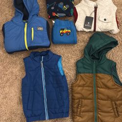 Boys 3T Bundle – Jackets, Vests & Outfits (7 Pieces