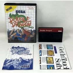 Sega Master System Arcade Double Dragon VIdeo Game - Complete