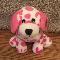 Valentines Dalmatian dog plush toy